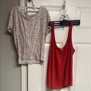 B. BOGO FREE. Red Sleeveless Top